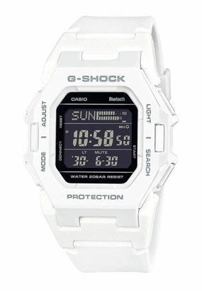 Casio G-shock GD-B500-7DR Digital Rubber Strap Bluetooth Watch for Men