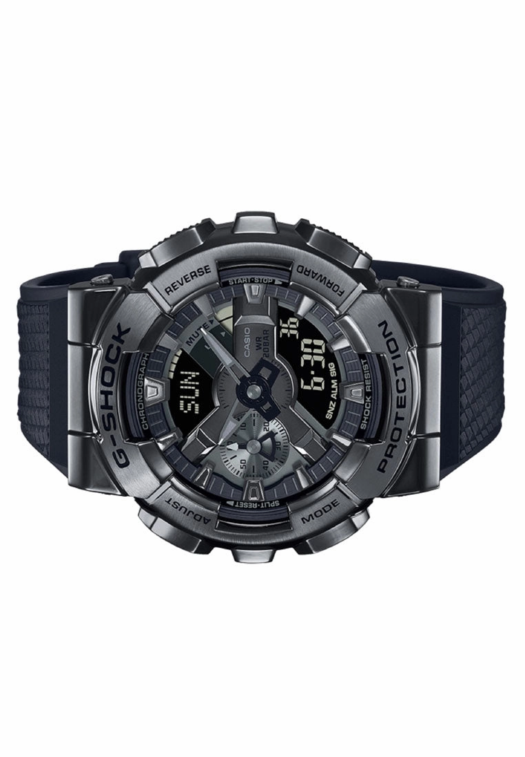 Casio G-shock GM-110BB-1A Digital Analog Rubber Strap Watch