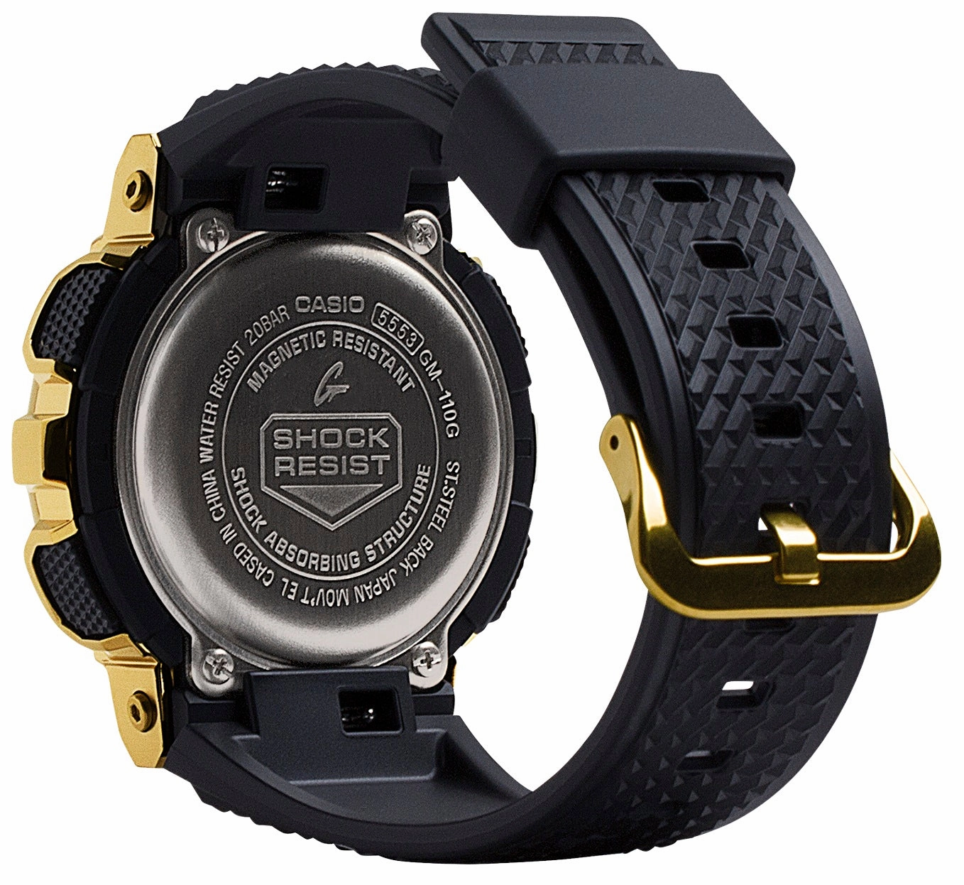 Casio G-shock GM-110G-1A9 Digital Analog Rubber Strap Watch