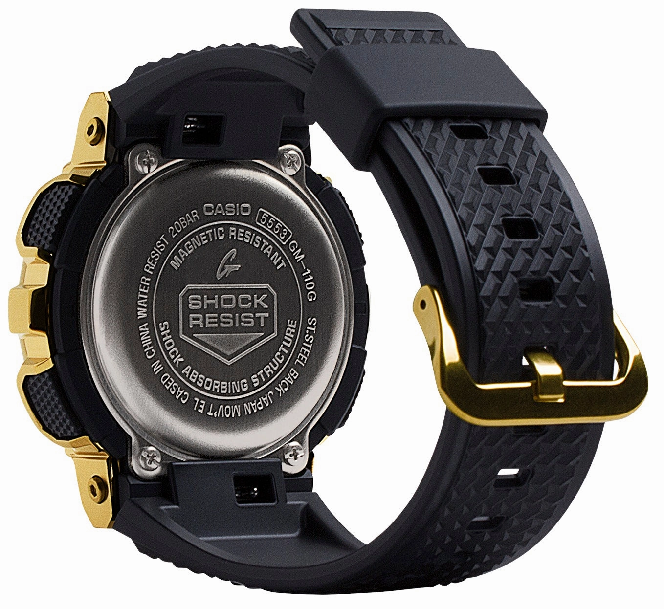 Casio G-shock GM-110G-1A9 Digital Analog Rubber Strap Watch