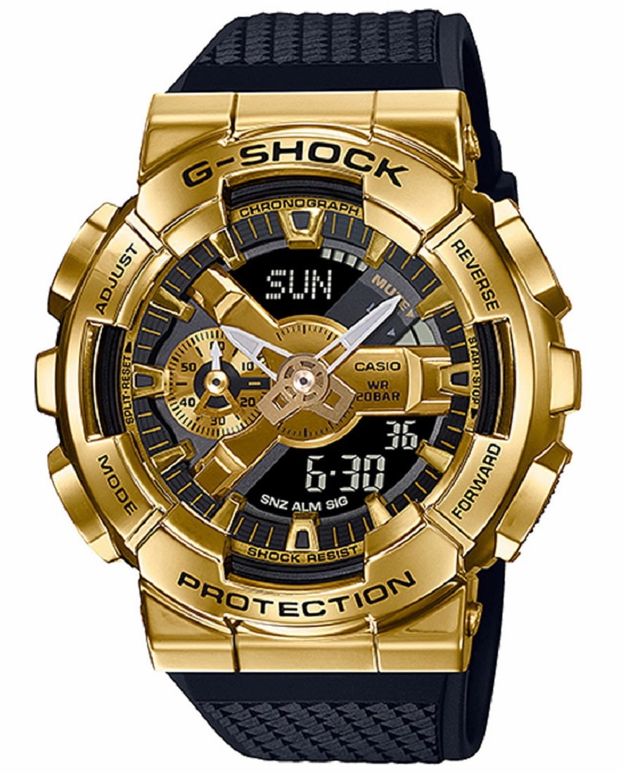 Casio G-shock GM-110G-1A9 Digital Analog Rubber Strap Watch
