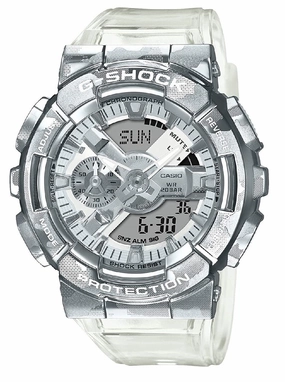Casio G-shock GM-110SCM-1A Digital Analog Rubber Strap Watch