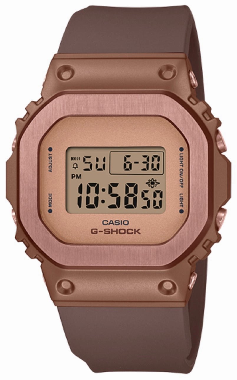 Casio G-shock GM-S5600BR-5DR Digital Rubber Strap Watch