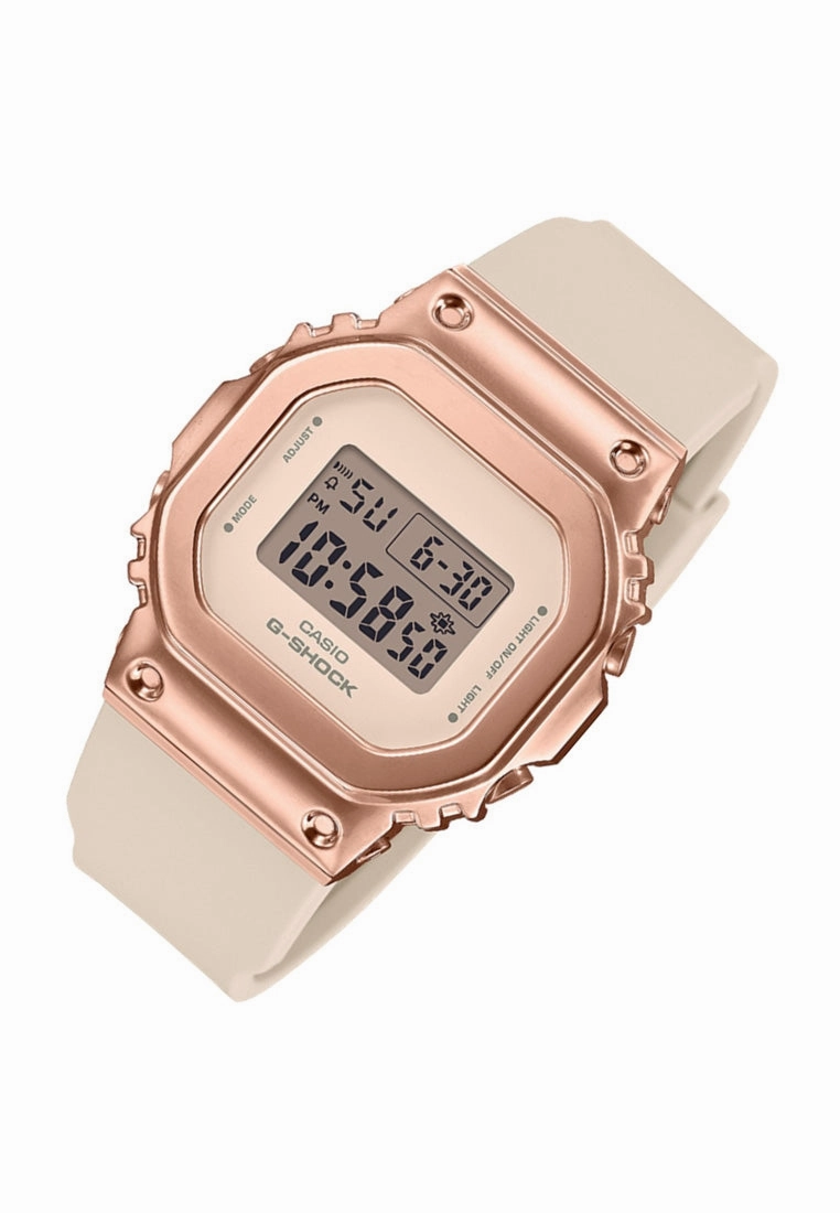Casio G-shock GM-S5600UPG-4DR Digital Rubber Strap Watch For Women