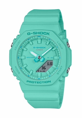 Casio G-shock GMA-P2100-2A Digital Analog Rubber Strap Watch For Women