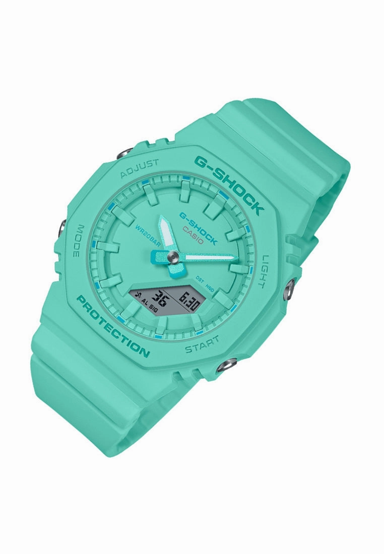 Casio G-shock GMA-P2100-2A Digital Analog Rubber Strap Watch For Women