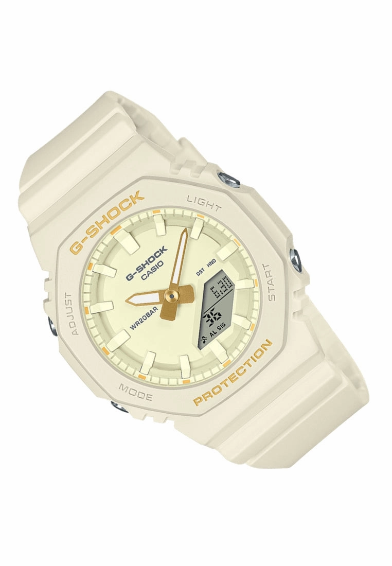 Casio G-shock GMA-P2100W-7A Digital Analog Rubber Strap Watch For Women