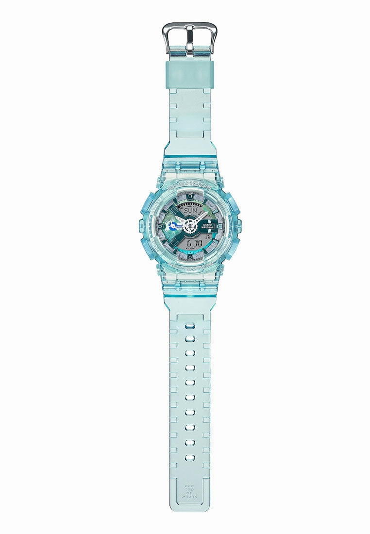 Casio G-shock GMA-S110VW-2A Digital Analog Rubber Strap Watch For Women