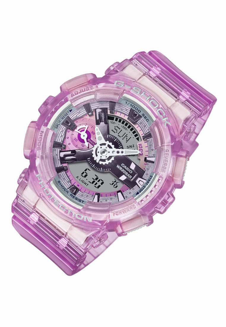 Casio G-shock GMA-S110VW-4A Digital Analog Rubber Strap Watch For Women