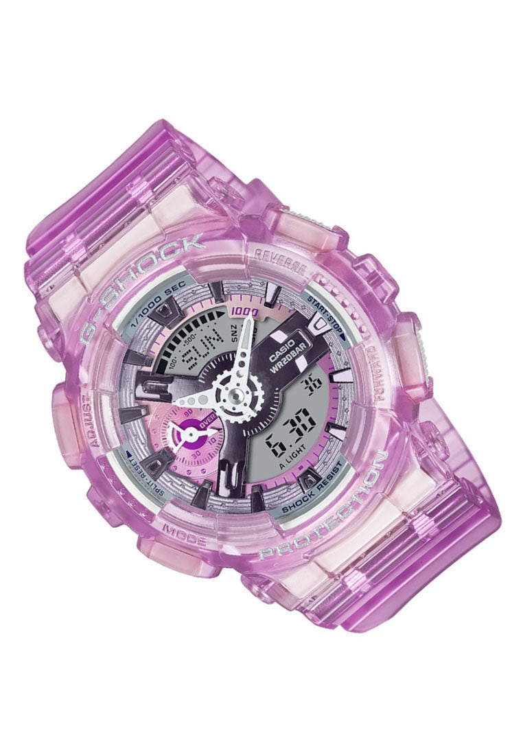 Casio G-shock GMA-S110VW-4A Digital Analog Rubber Strap Watch For Women