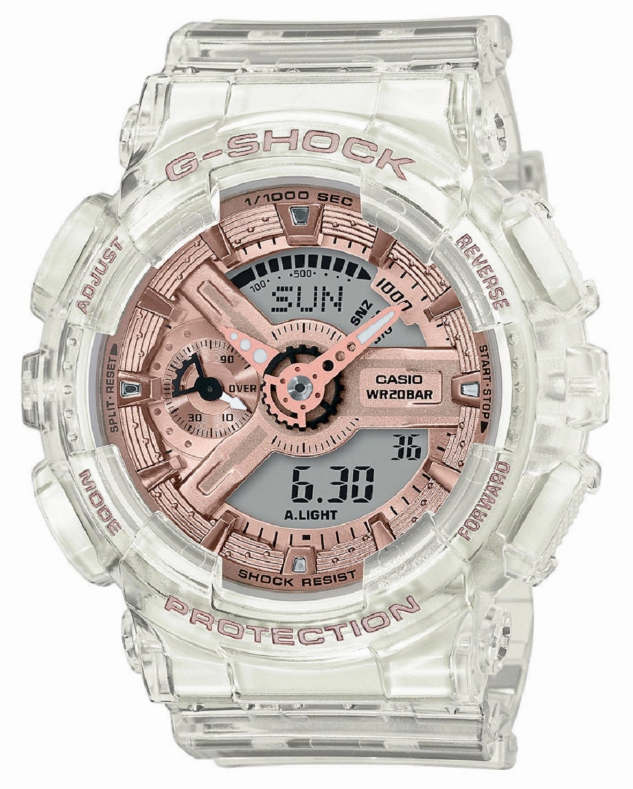 Casio G-shock GMA-S120SR-7A Digital Analog Rubber Strap Watch