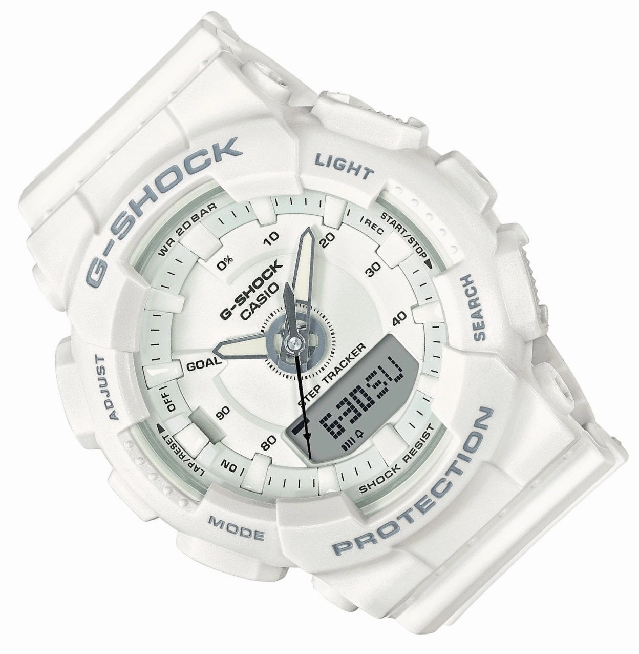 Casio G-shock GMA-S130-7A Digital Analog Rubber Strap Watch