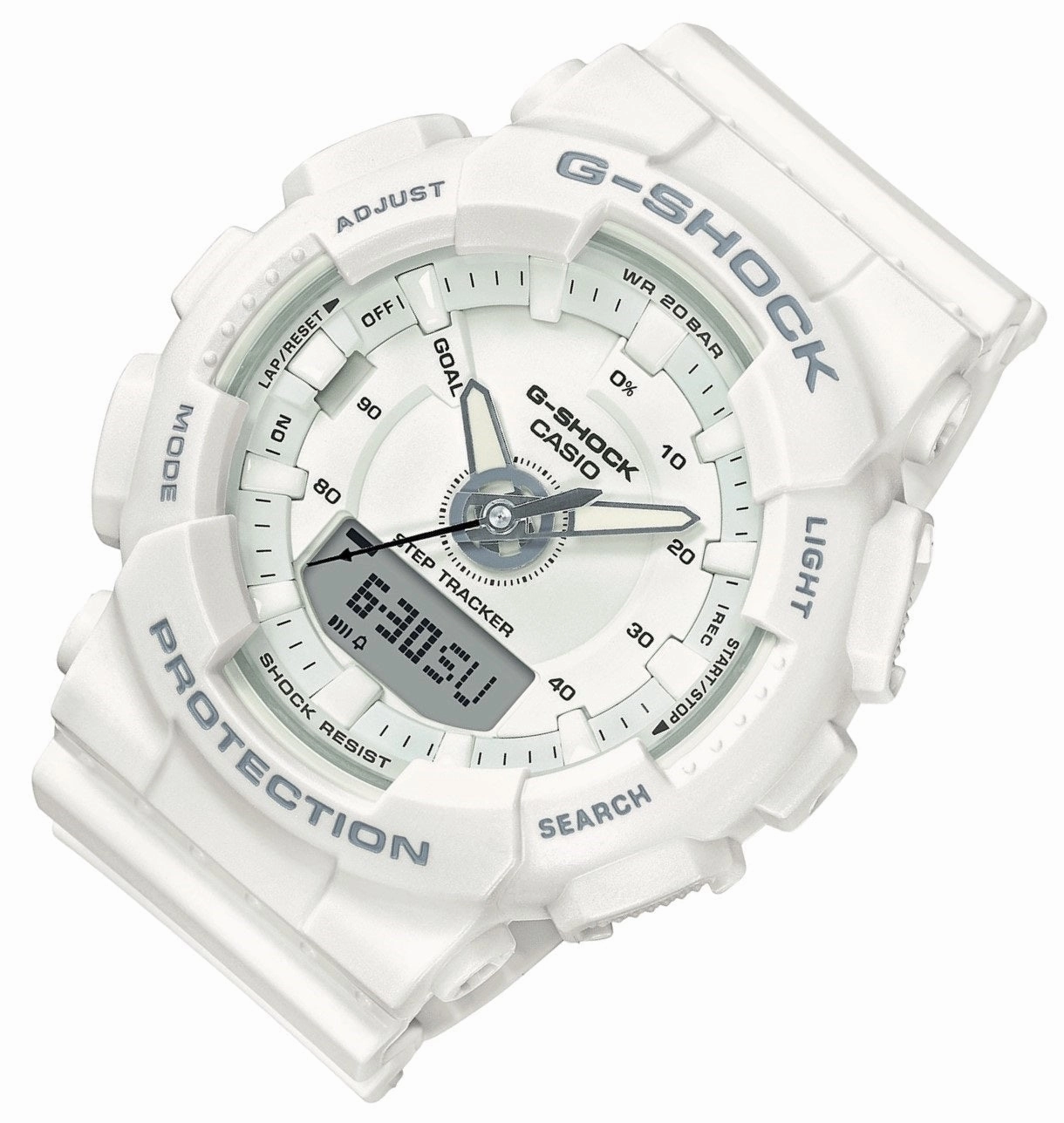 Casio G-shock GMA-S130-7A Digital Analog Rubber Strap Watch