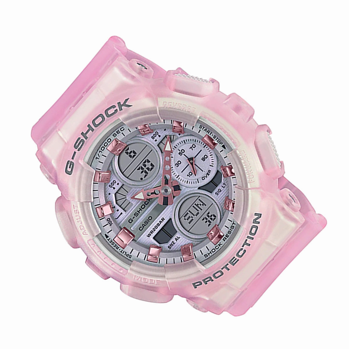 Casio G-shock GMA-S140NP-4A Digital Analog Rubber Strap Watch