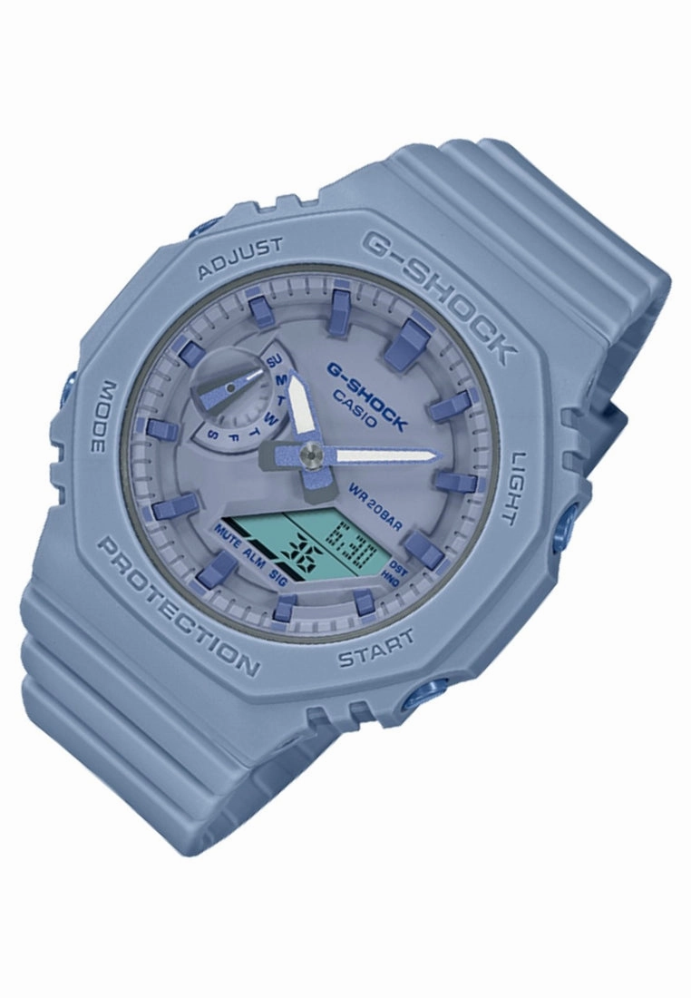 Casio G-shock GMA-S2100BA-2A2 Digital Analog Rubber Strap Watch for Women