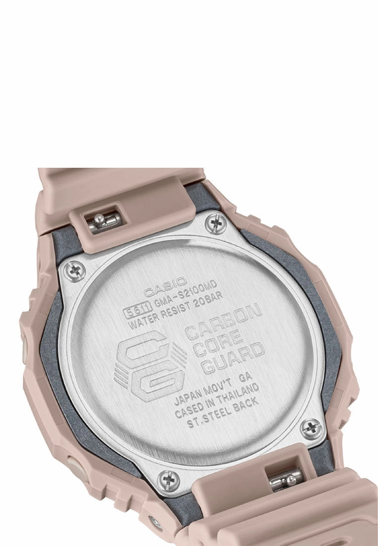 Casio G-shock GMA-S2100MD-4A Digital Analog Rubber Strap Watch For Women