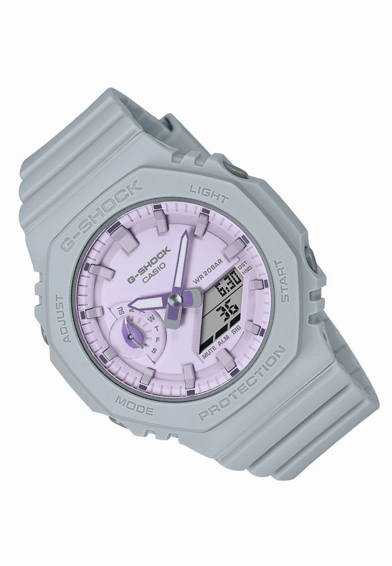 Casio G-shock GMA-S2100NC-8A Digital Analog Rubber Strap Watch For Women