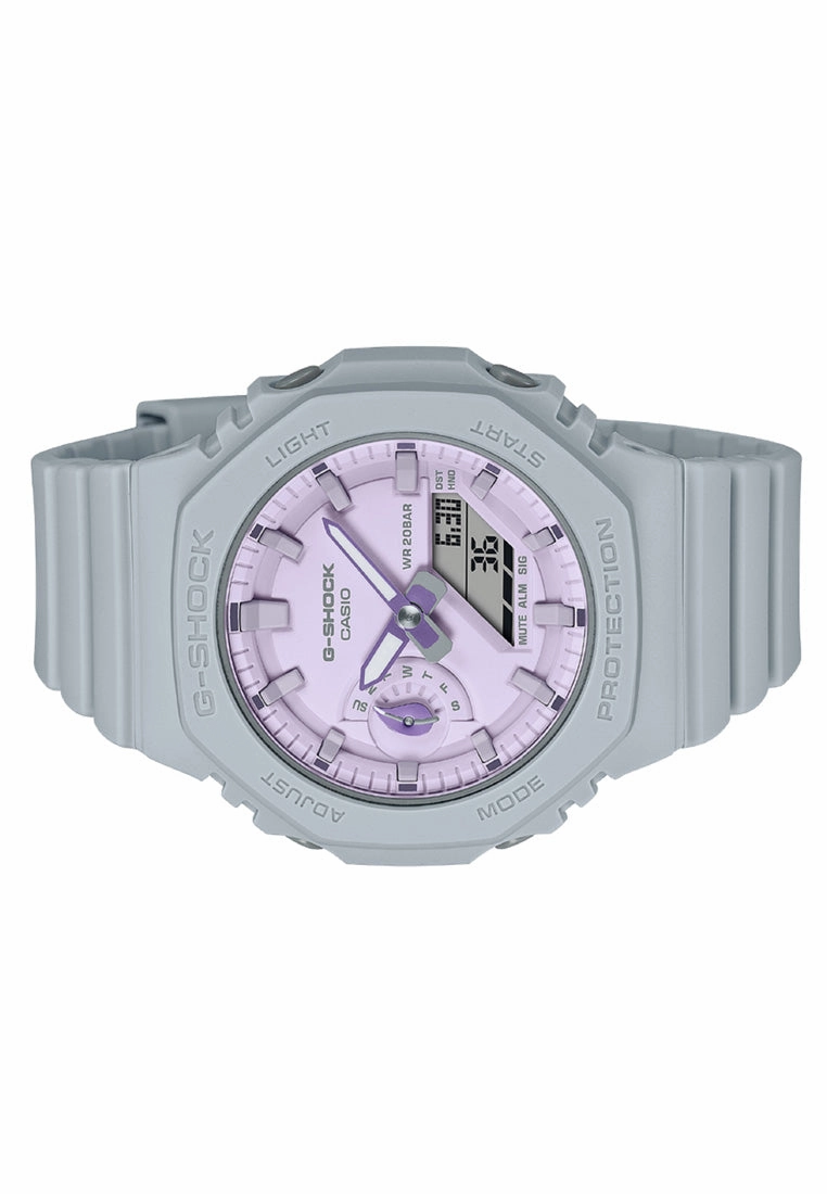 Casio G-shock GMA-S2100NC-8A Digital Analog Rubber Strap Watch For Women