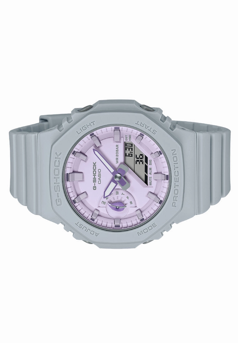Casio G-shock GMA-S2100NC-8A Digital Analog Rubber Strap Watch For Women