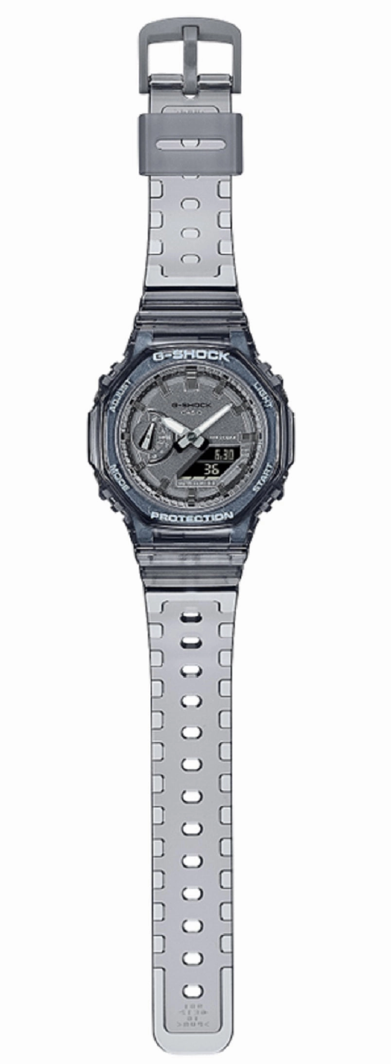 Casio G-shock GMA-S2100SK-1A Digital Analog Rubber Strap Watch for Women