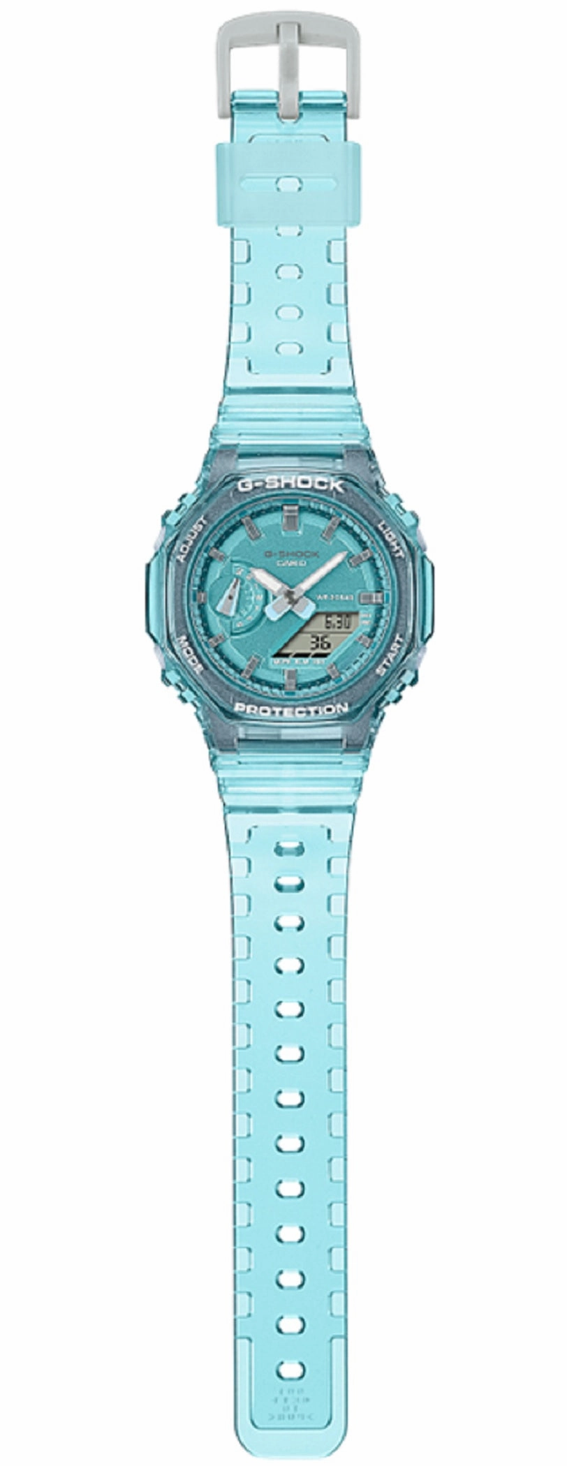 Casio G-shock GMA-S2100SK-2A Digital Analog Rubber Strap Watch for Women