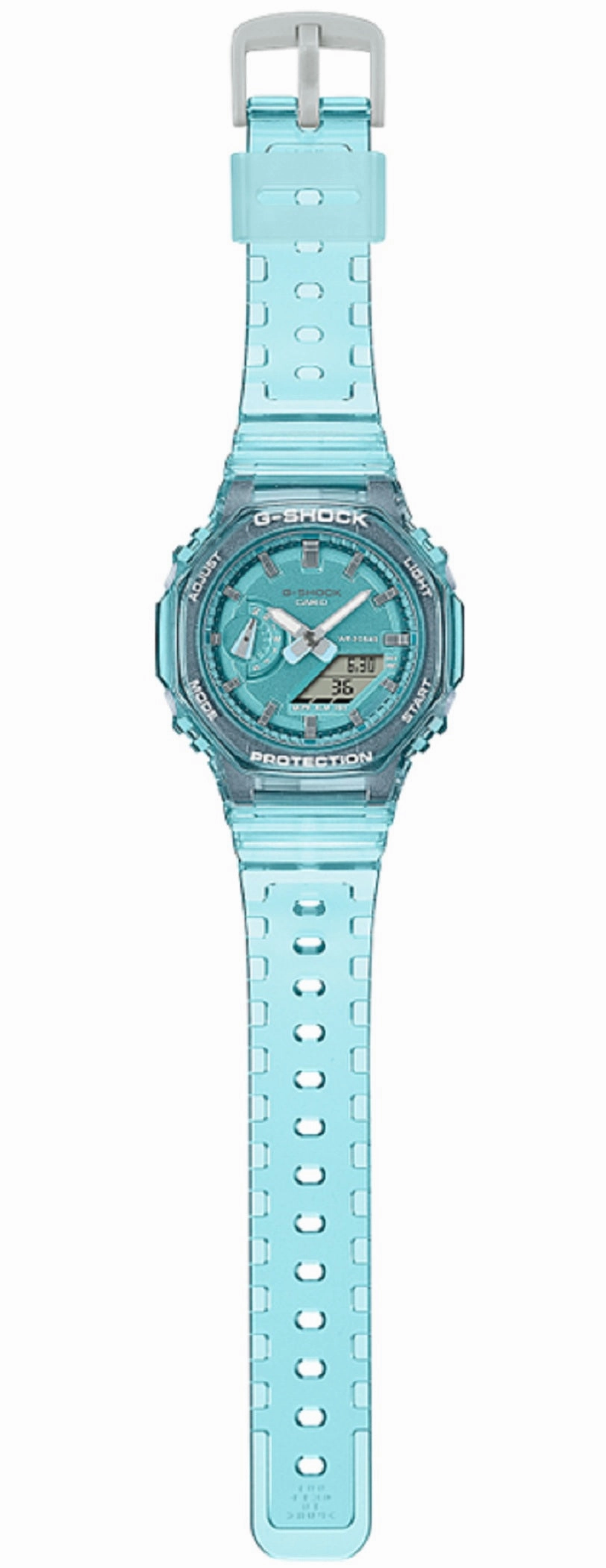 Casio G-shock GMA-S2100SK-2A Digital Analog Rubber Strap Watch for Women