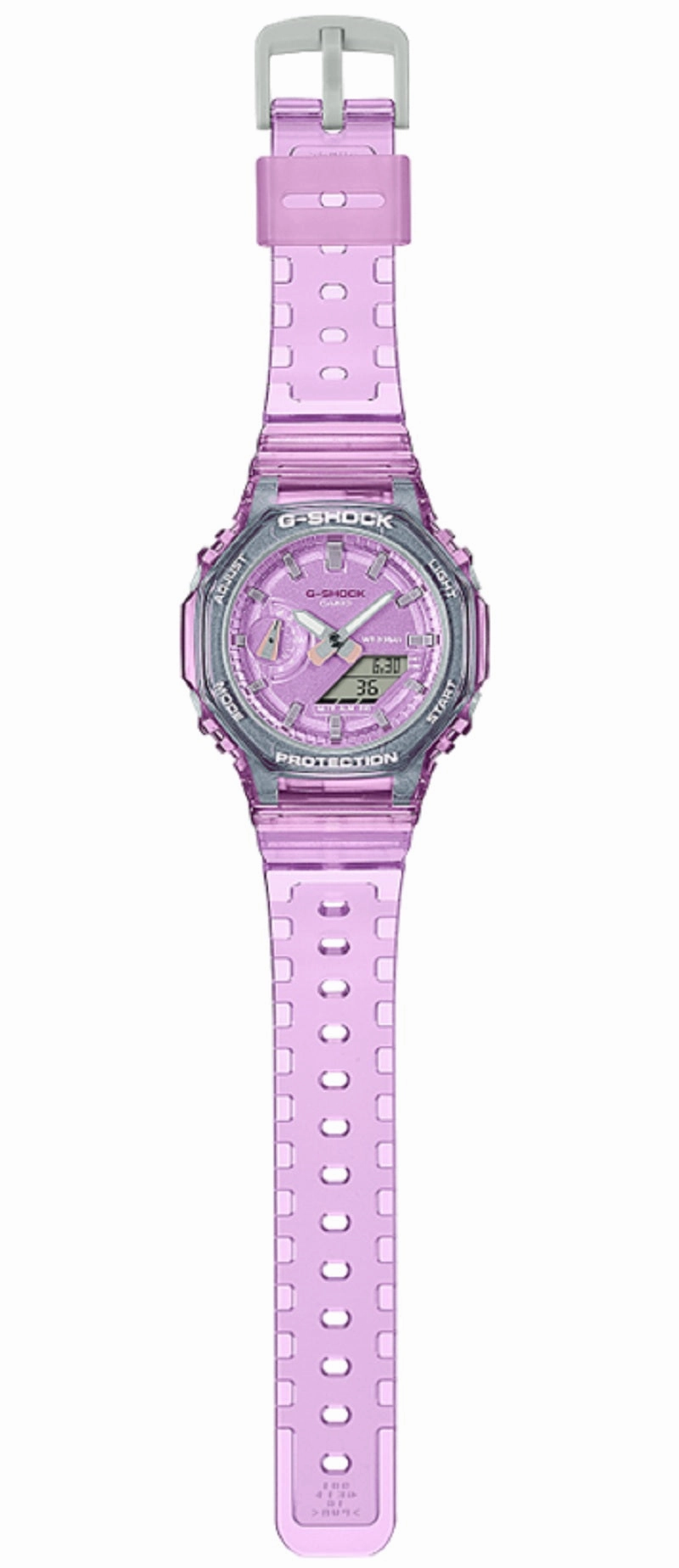 Casio G-Shock GMA-S2100SK-4A Digital Analog Rubber Strap Watch For Women