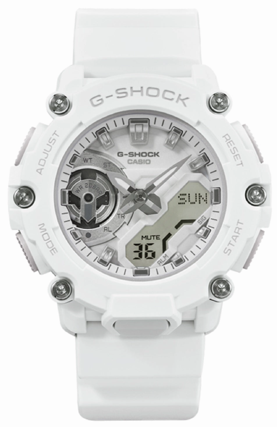 Casio G-shock GMA-S2200M-7A Digital Analog Rubber Strap Watch