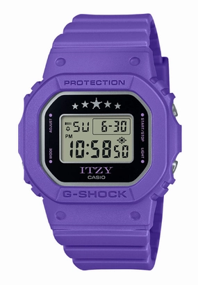 Casio G-shock Women GMD-S5610IT-6DR ITZY Collaboration Digital Rubber Strap Watch For Women