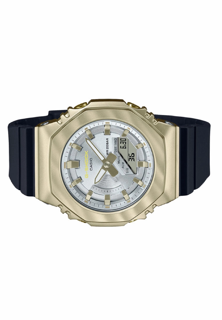 Casio GM-S2100BC-1A Digital Analog Rubber Strap Watch for Women