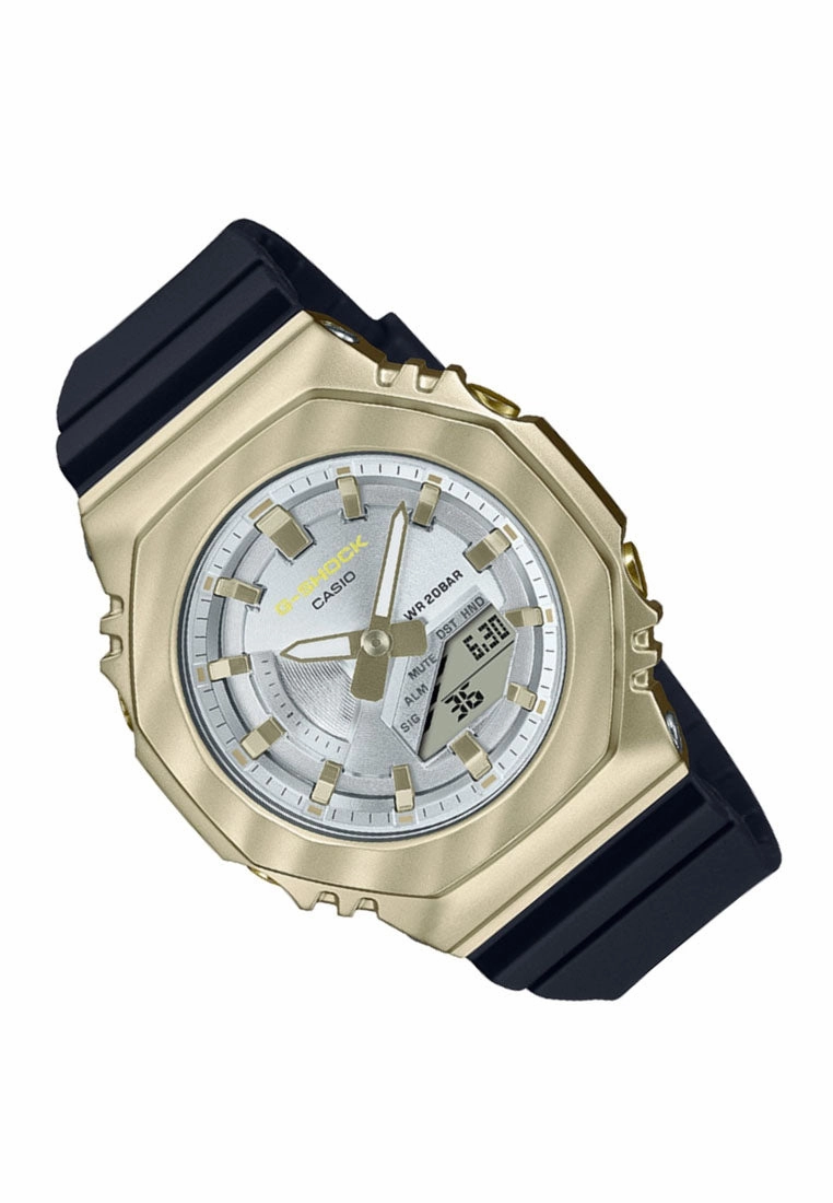 Casio GM-S2100BC-1A Digital Analog Rubber Strap Watch for Women