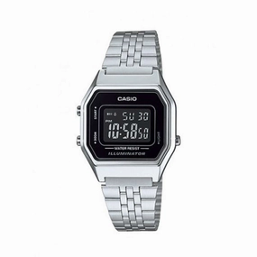 Casio LA680WA-1BDF Silver Stainless Watch for Women