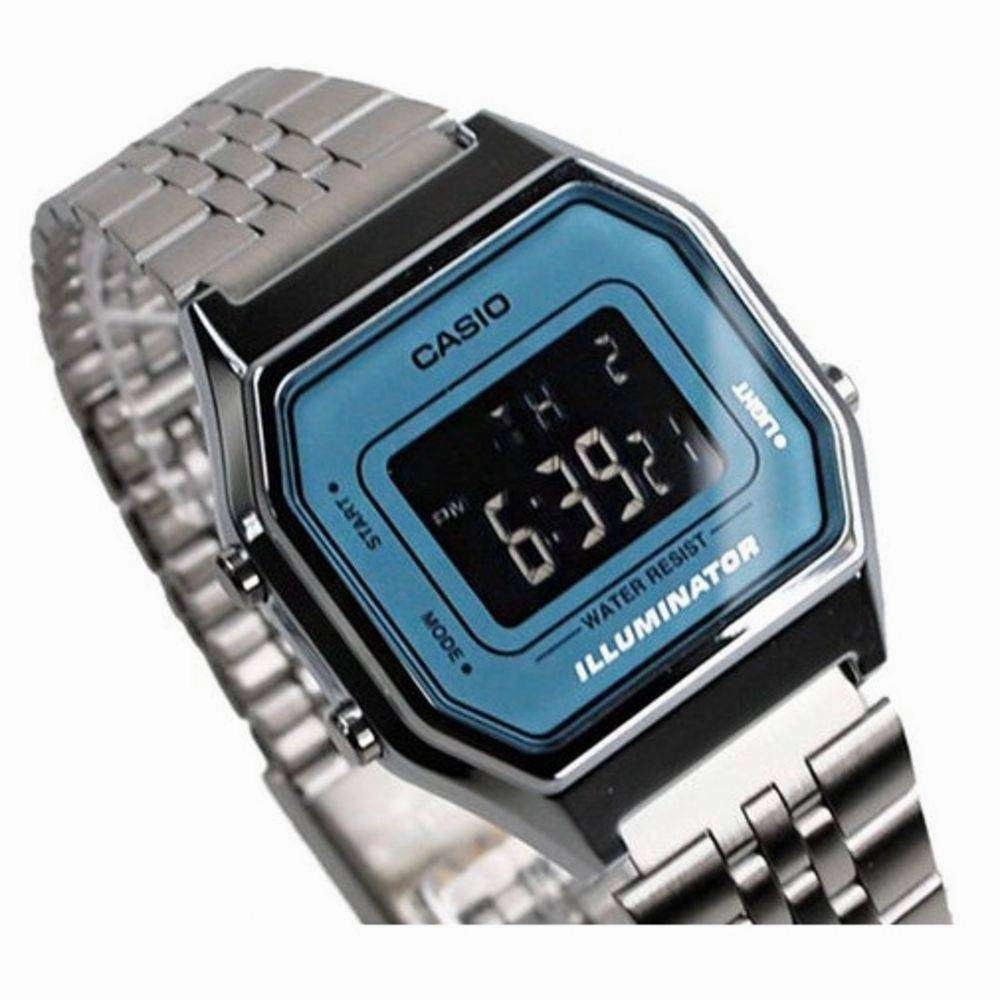 Casio LA680WA-2BDF Silver Stainless Watch for Women