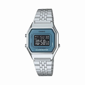 Casio LA680WA-2BDF Silver Stainless Watch for Women