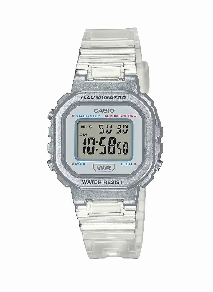 Casio LA-20WHS-7A Digital Rubber Strap Watch For Women