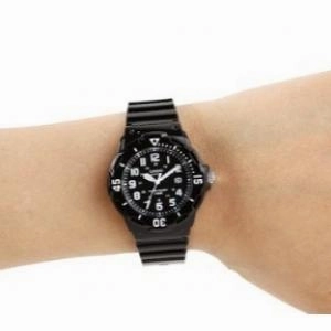 Casio LRW-200H-1B Black Resin Strap Watch for Women