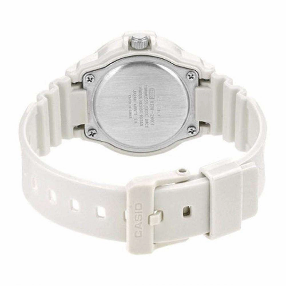 Casio LRW-200H-1E White Resin Strap Watch for Women
