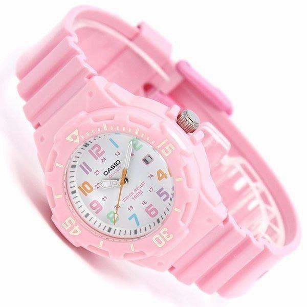 Casio LRW-200H-4B2 Pink Resin Strap Watch For Women