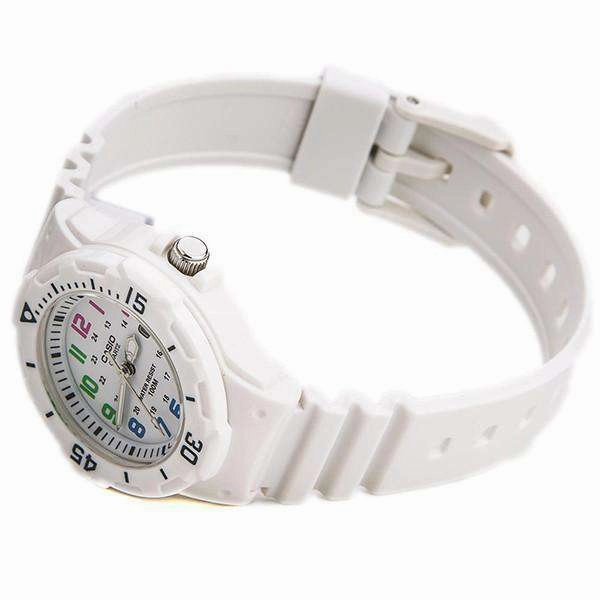 Casio LRW-200H-7B White Resin Strap Watch for Women