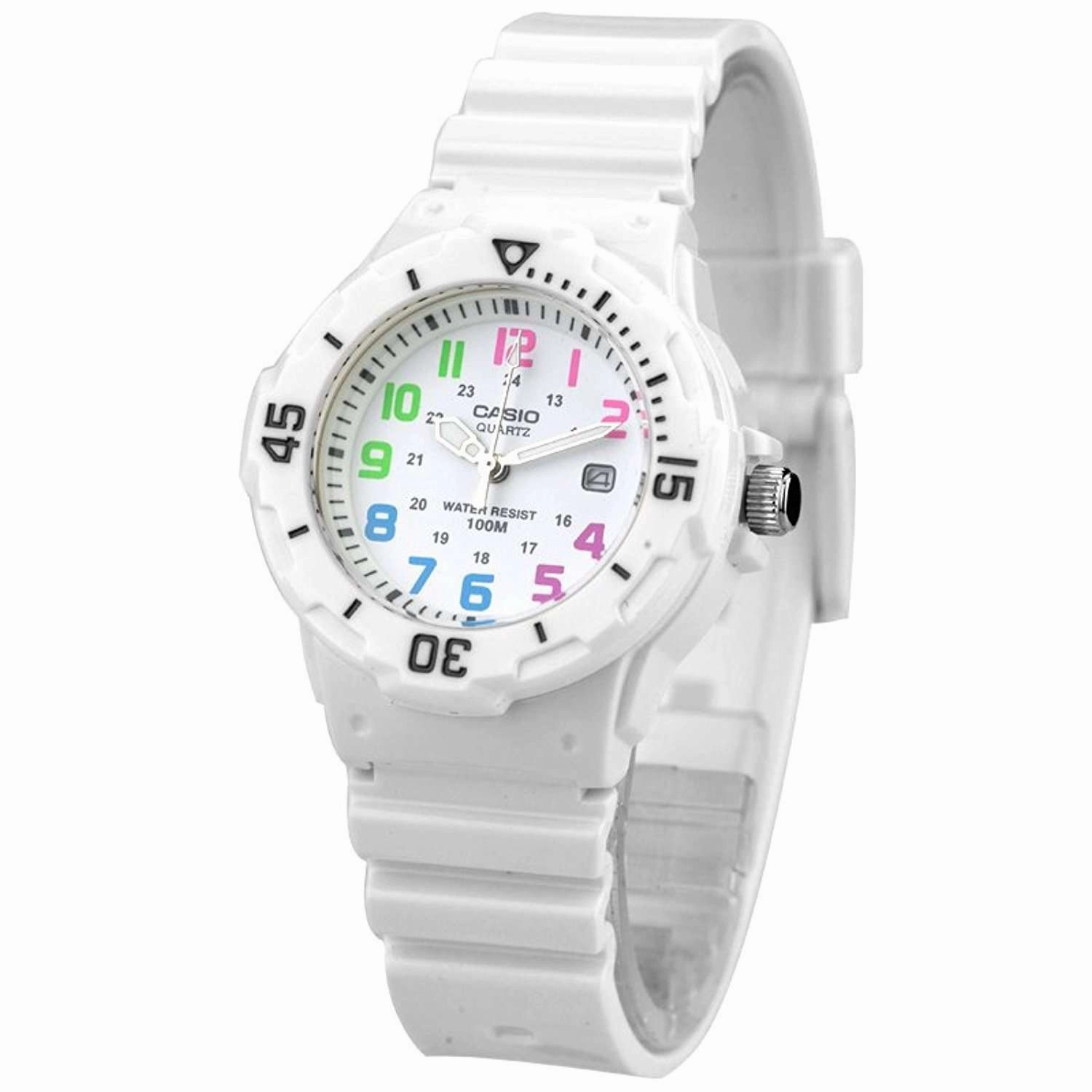 Casio LRW-200H-7B White Resin Strap Watch for Women