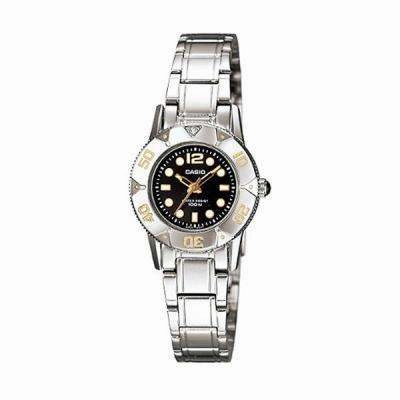 Casio LTD-2001D-1AVDF Silver Stainless Steel Strap Watch for Women