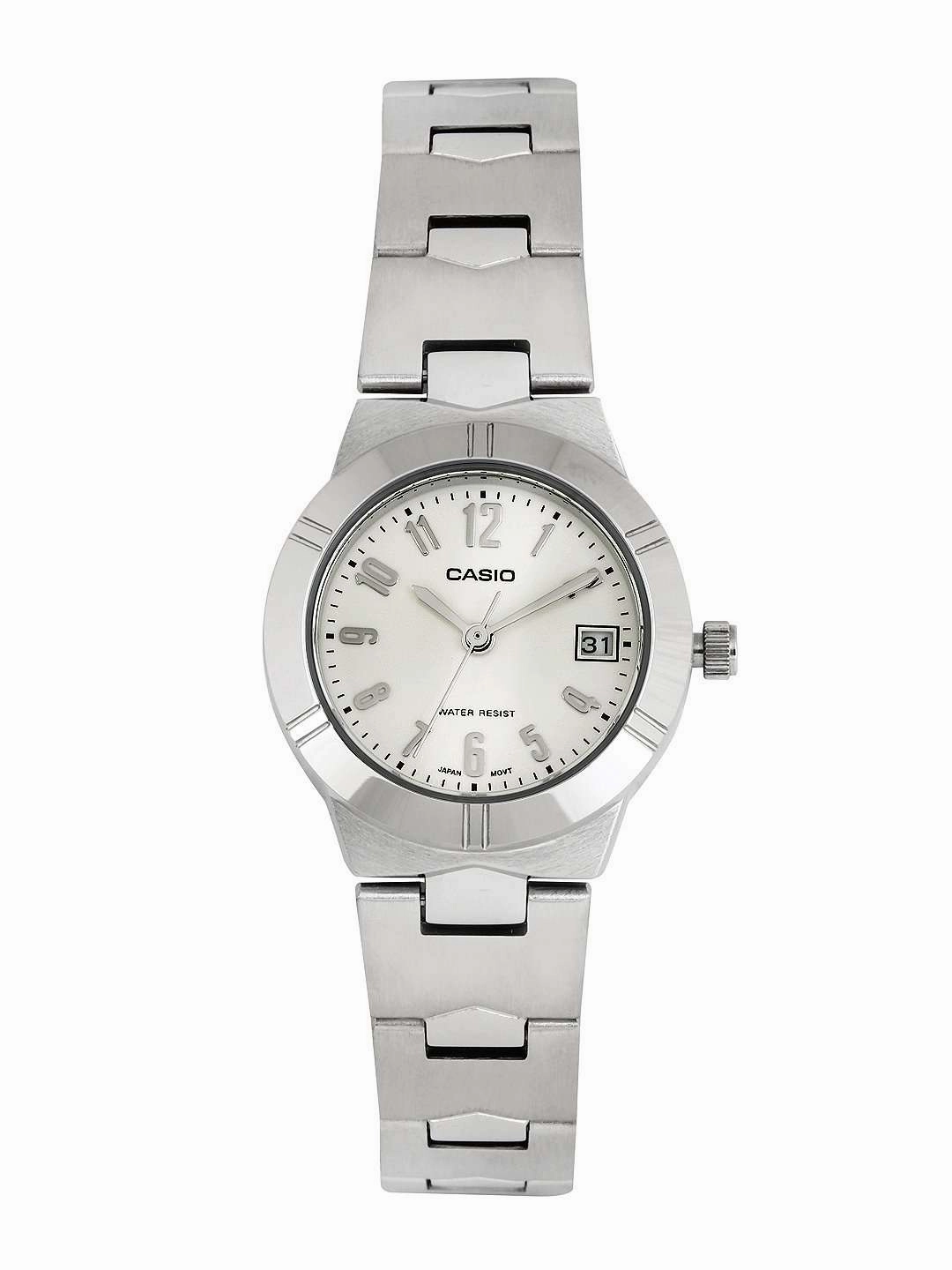 Casio LTP-1241D-7A2DF Silver Stainless Steel Strap Watch for Women