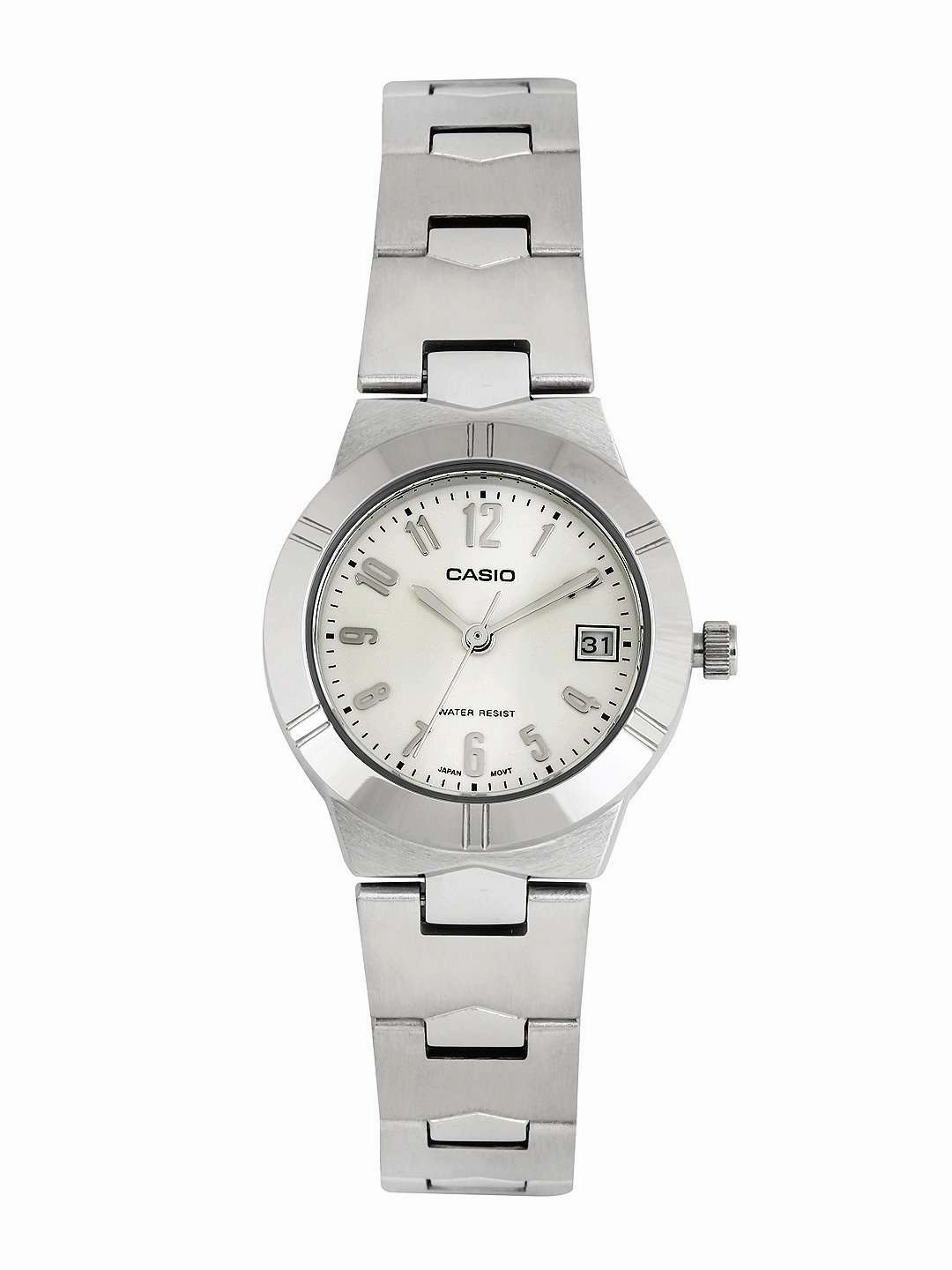 Casio LTP-1241D-7A2DF Silver Stainless Steel Strap Watch for Women