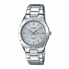 Casio LTP-1410D-2A Silver Stainless Watch for Women