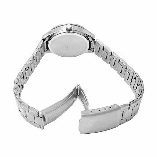 Casio LTP-V005D-1B Silver Stainless Steel Strap Watch for Women