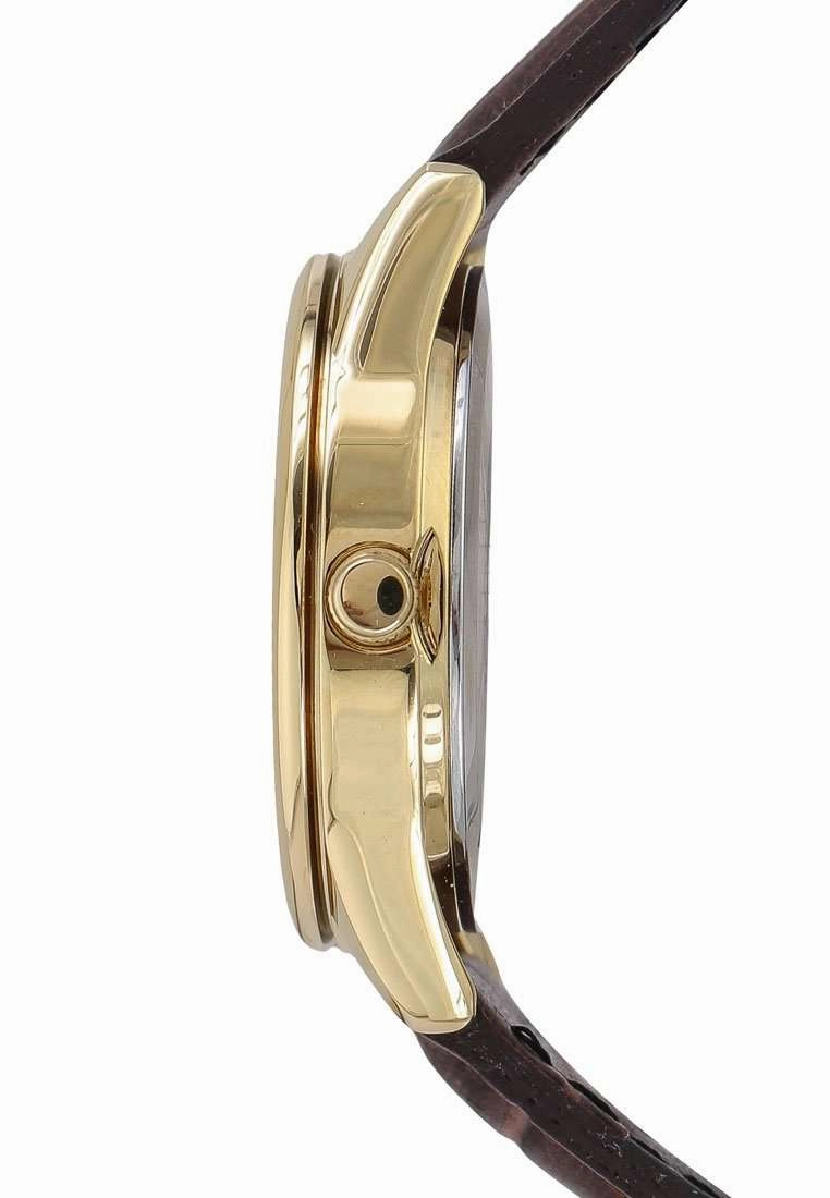 Casio LTP-V005GL-9A Brown Leather Strap Watch for Women