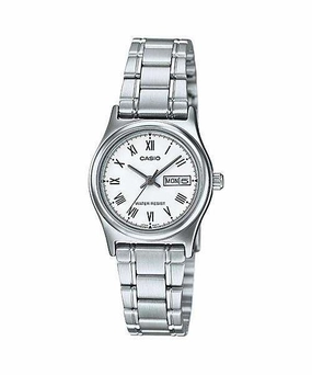 Casio LTP-V006D-7B Silver Stainless Steel Strap Watch for Women