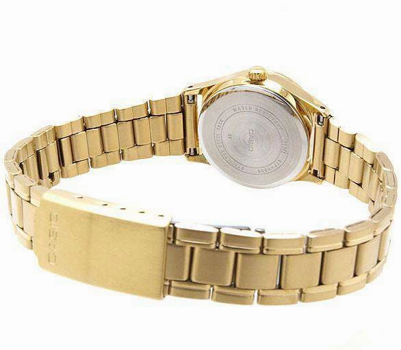 Casio LTP-V006G-9B Gold Stainless Steel Strap Watch for Women
