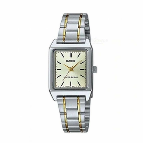 Casio LTP-V007SG-9E Two Tone Silver Watch for Women