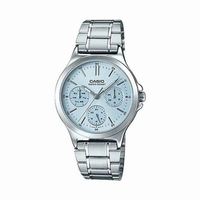 Casio LTP-V300D-2A Silver Stainless Steel Strap Analog Watch for Men and Women